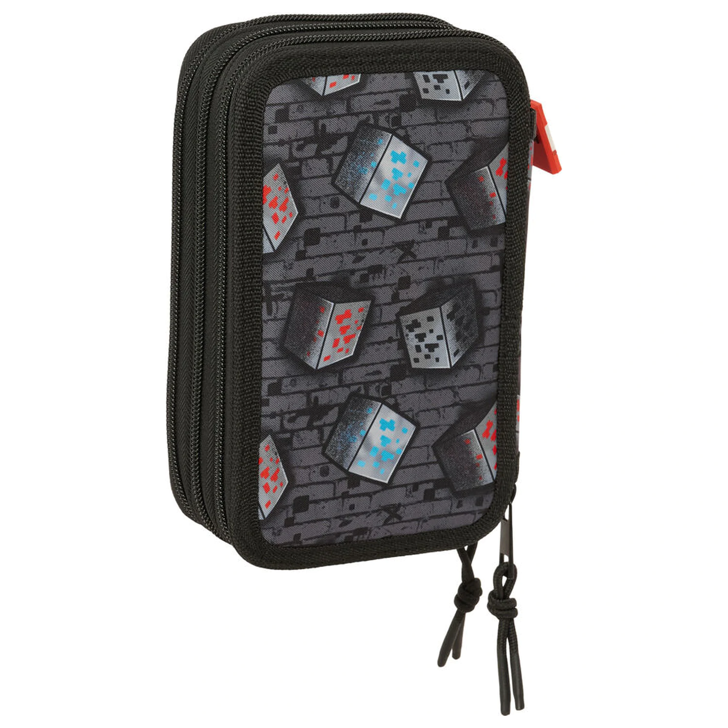 Minecraft Graffiti dreifach Federmäppchen 37 Stck. Produktfoto