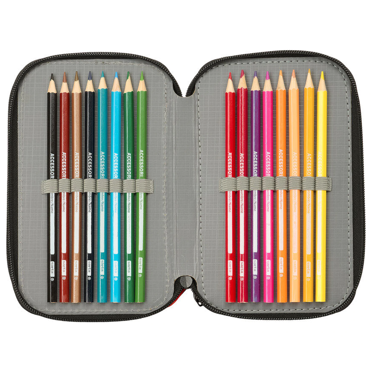 Minecraft Graffiti dreifach Federmäppchen 37 Stck. Produktfoto