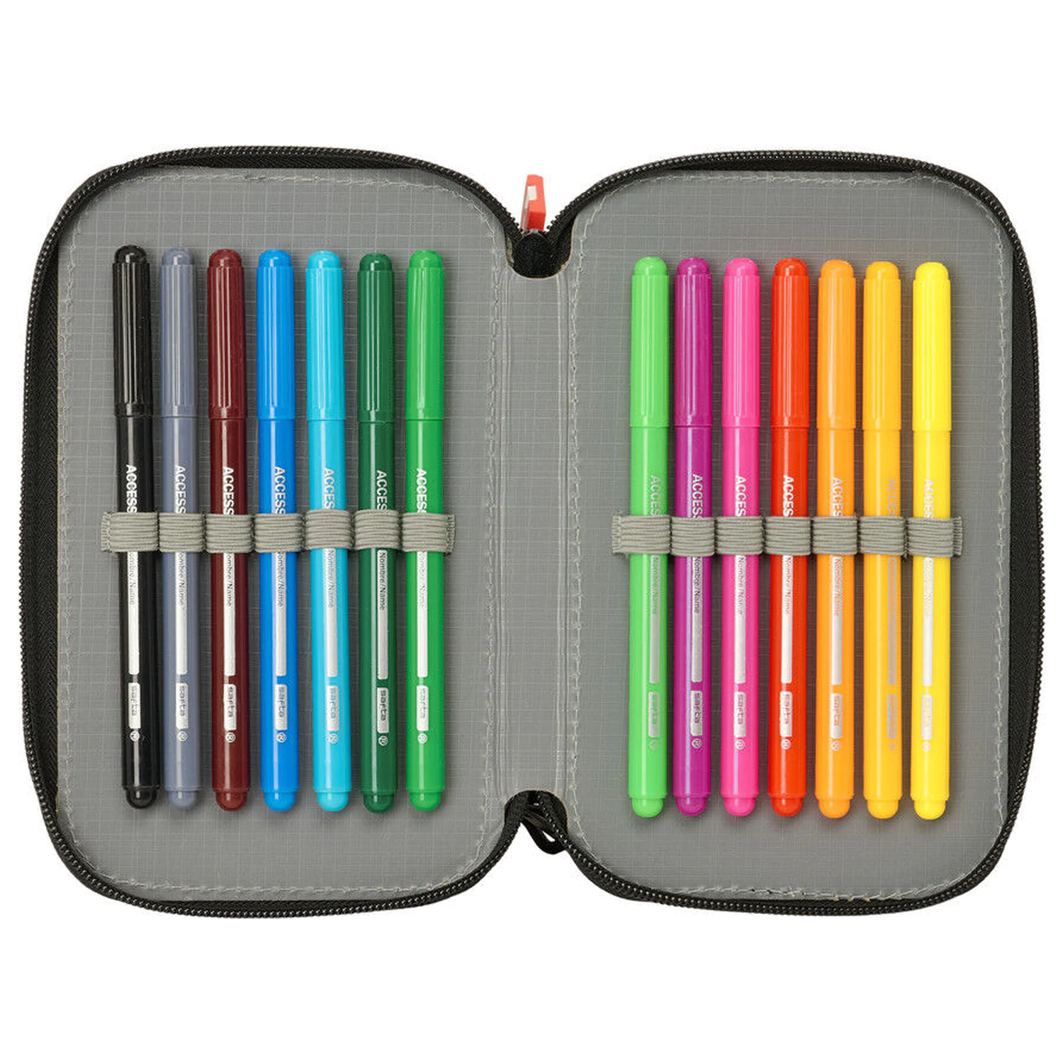 Minecraft Graffiti dreifach Federmäppchen 37 Stck. Produktfoto