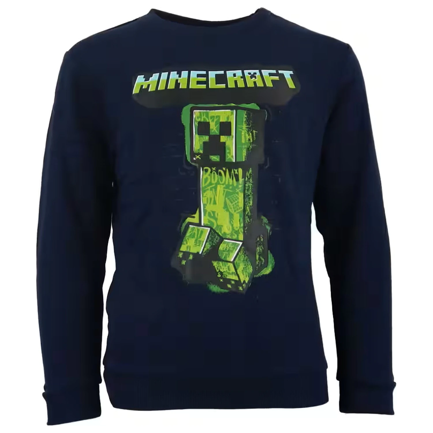 Minecraft Green Menace Kinder Kapuzenpullover Produktfoto