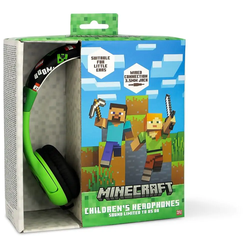 Minecraft Kinder Kopfhörer Produktfoto