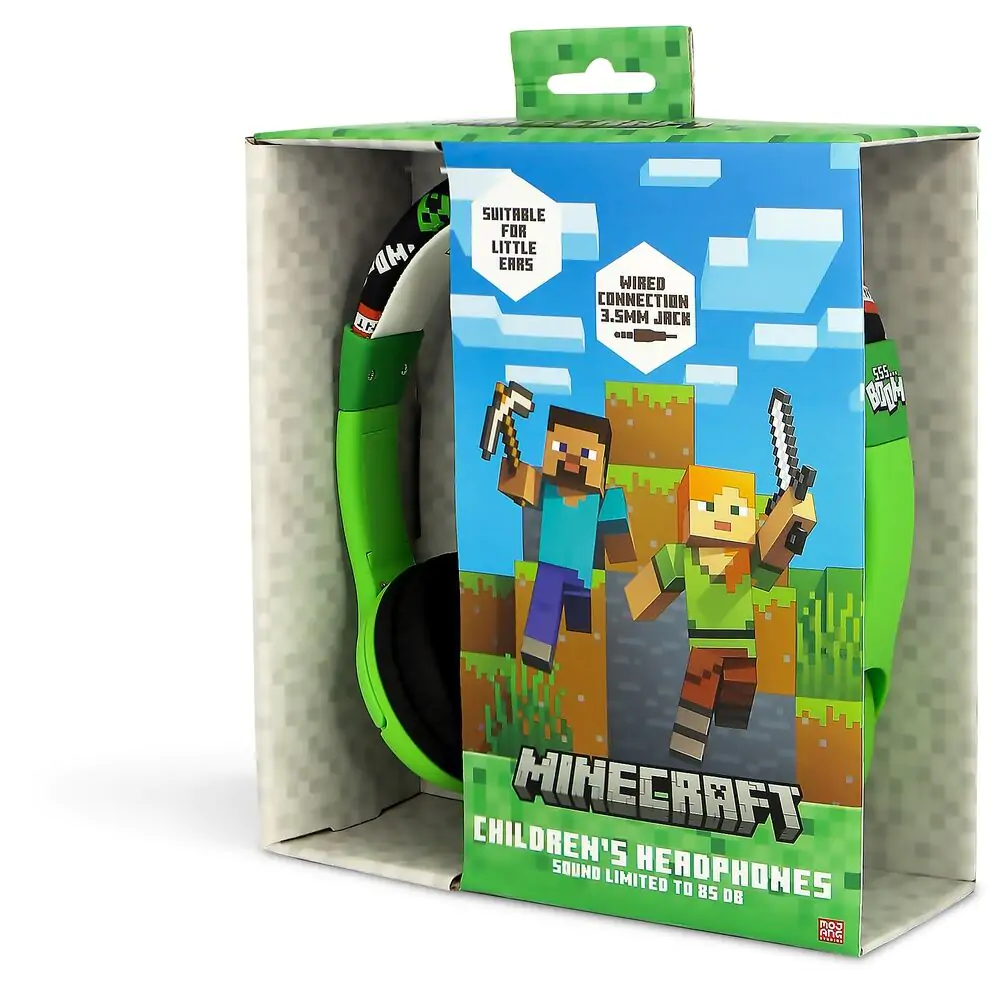 Minecraft Kinder Kopfhörer Produktfoto