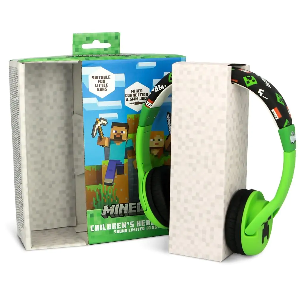 Minecraft Kinder Kopfhörer Produktfoto