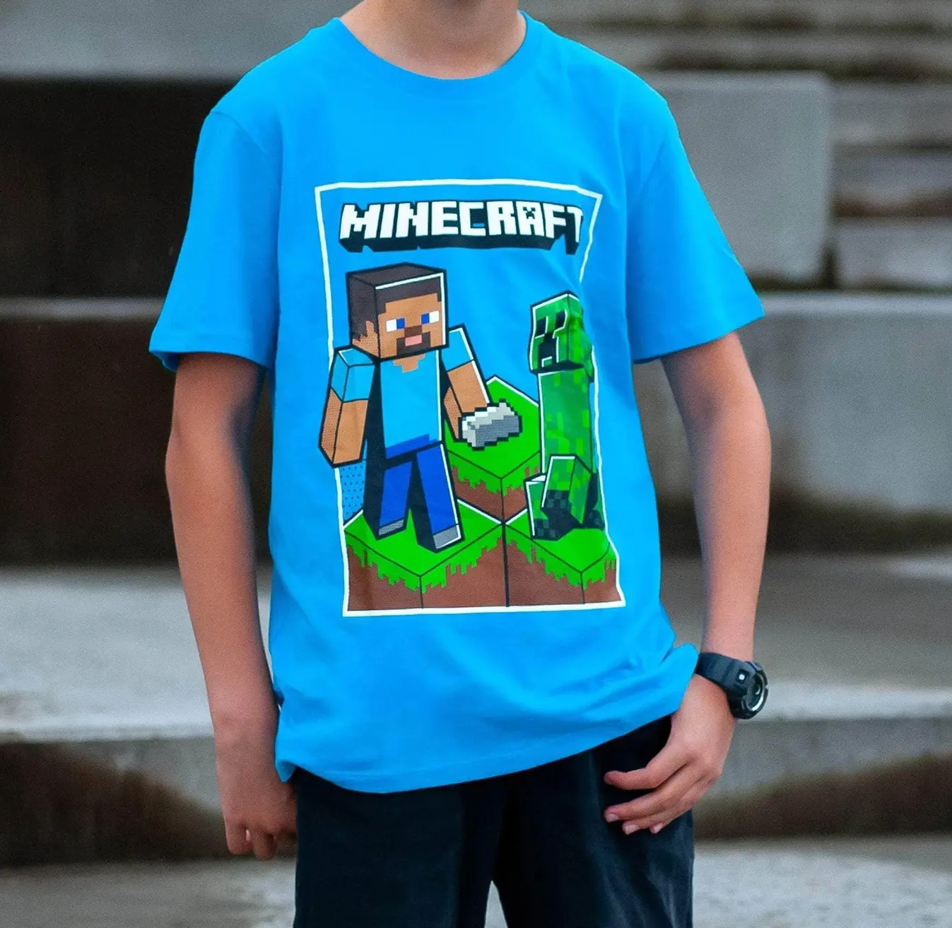 Minecraft Kinder T-shirt Produktfoto