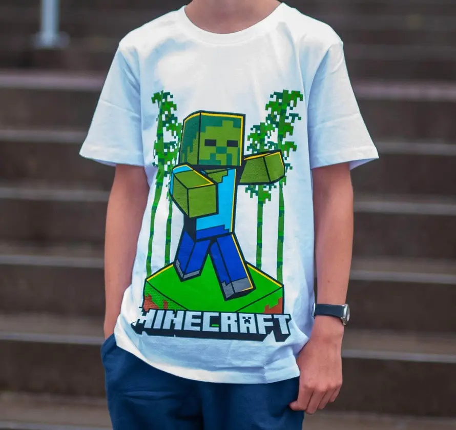 Minecraft Kinder T-shirt Produktfoto