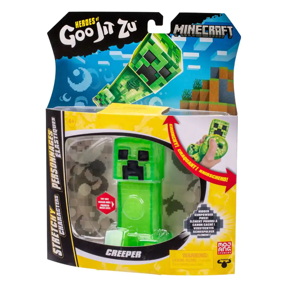 Minecraft Heroes of Goo Jit Zu Meteor Madness Stretch-Figur Creeper 12 cm Produktfoto