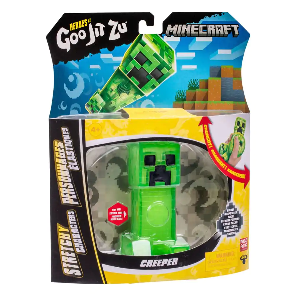 Minecraft Heroes of Goo Jit Zu Meteor Madness Stretch-Figur Creeper 12 cm Produktfoto