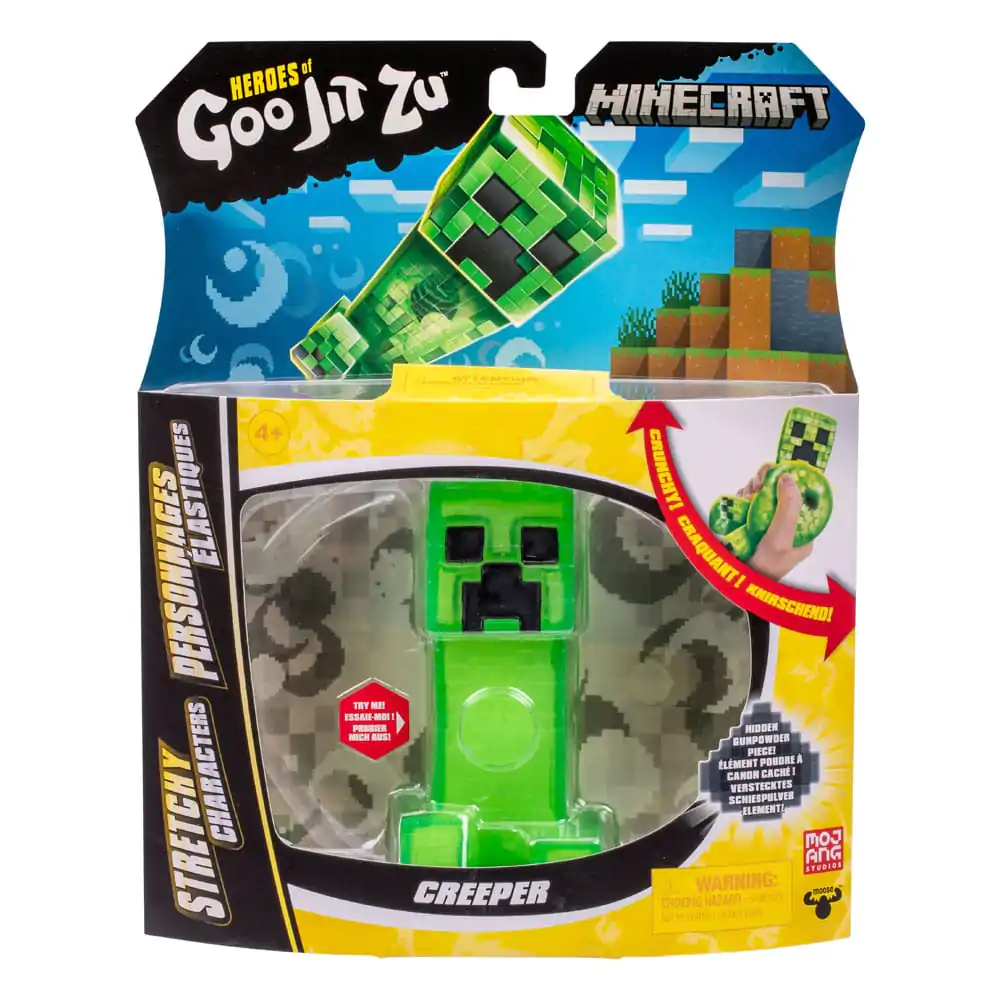 Minecraft Heroes of Goo Jit Zu Meteor Madness Stretch-Figur Creeper 12 cm Produktfoto