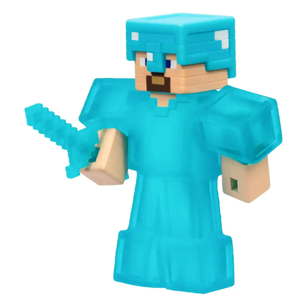 Minecraft Heroes of Goo Jit Zu Meteor Madness Stretch-Figur Steve 12 cm Produktfoto