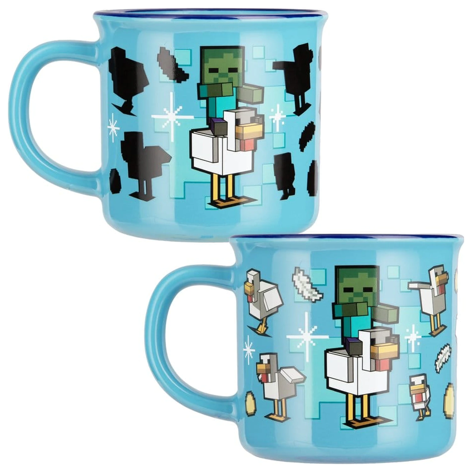 Minecraft Farbe wechselnde Tasse Chicken Jockey Produktfoto