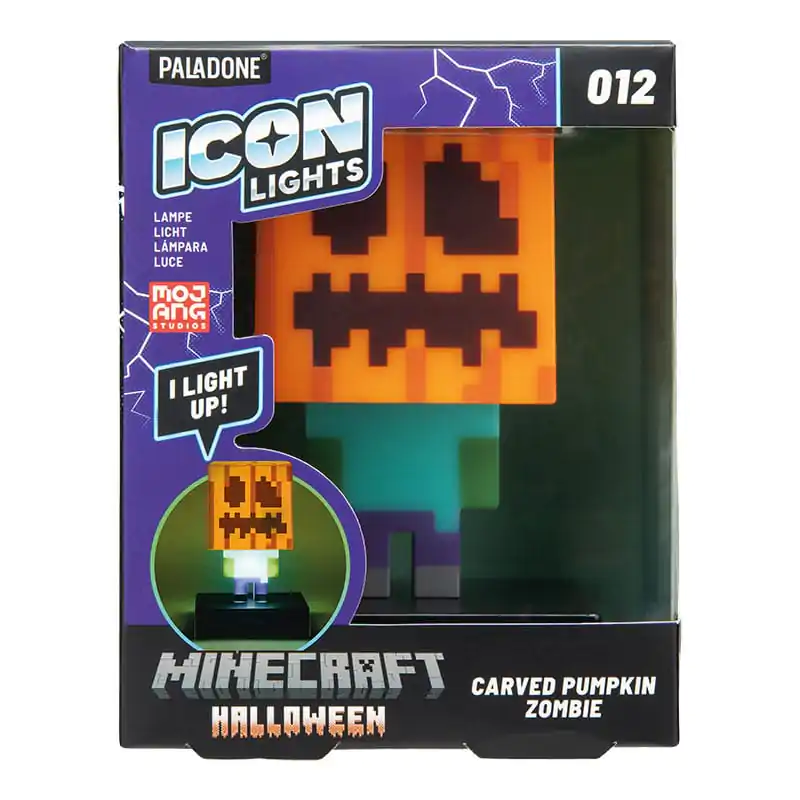 Minecraft Icons Light Zombie Jack O Lantern 10 cm Produktfoto