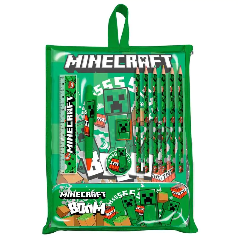 Minecraft Schreibwaren set Produktfoto
