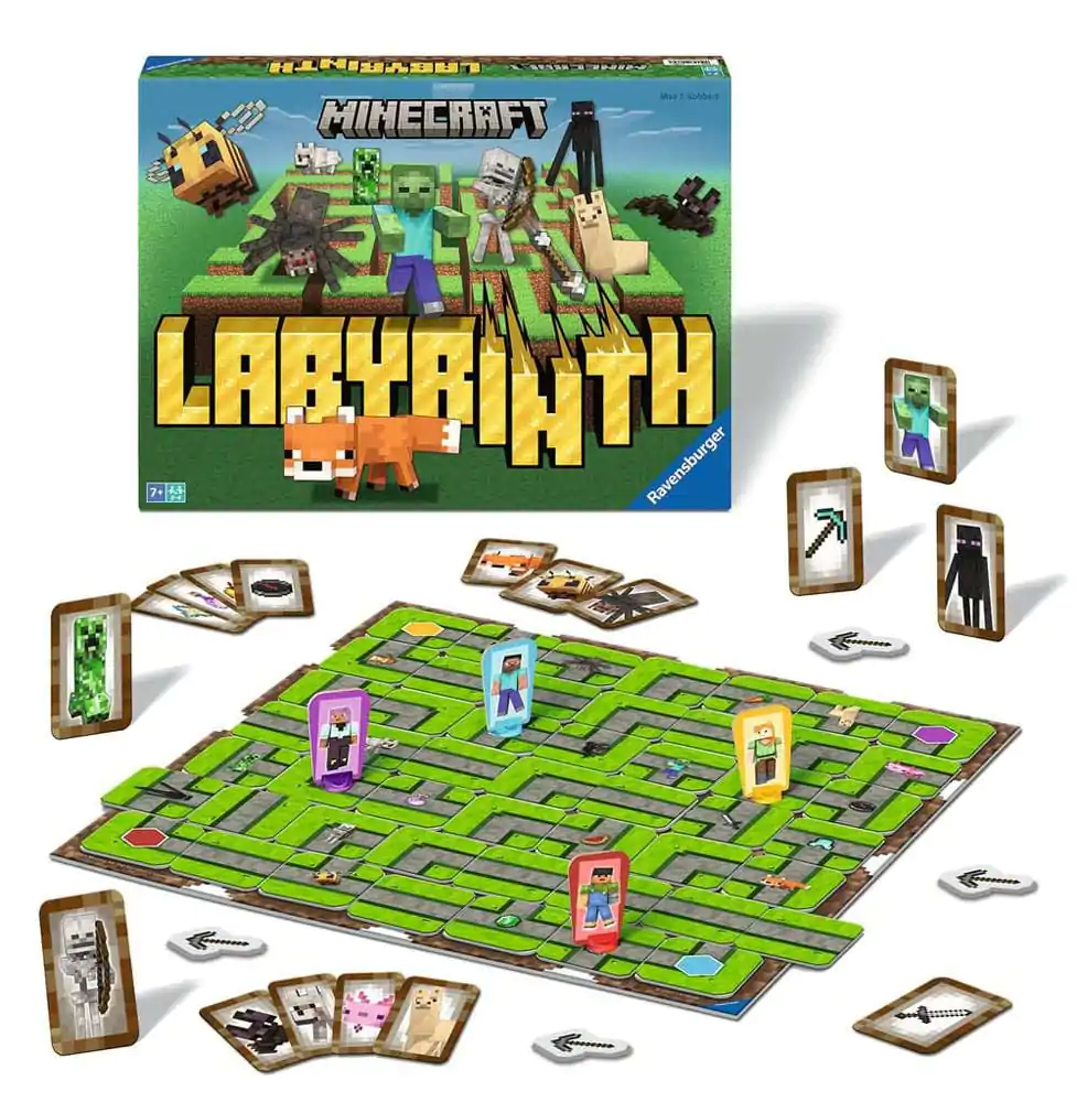 Minecraft Brettspiel Labyrinth Produktfoto