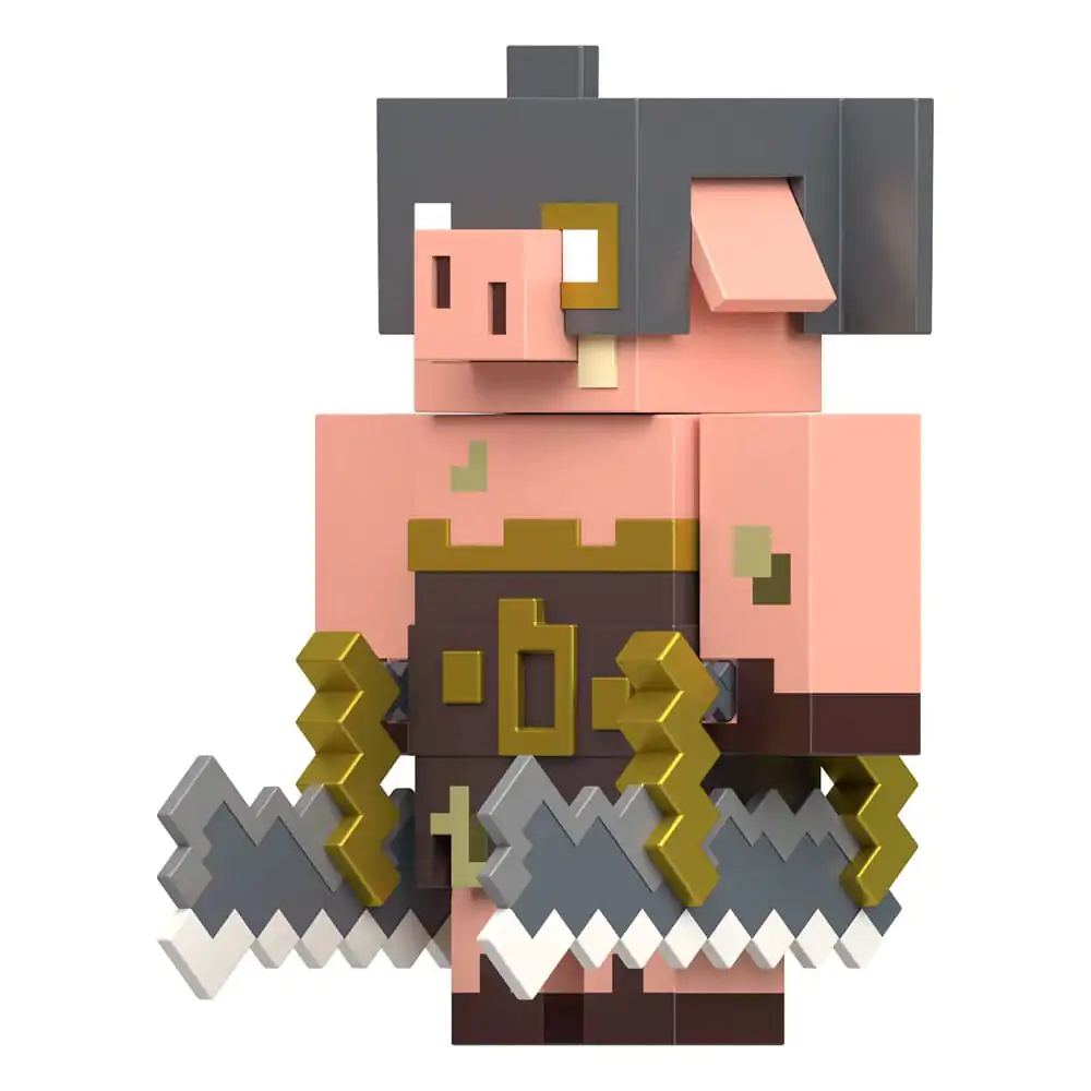 Minecraft Legends Actionfiguren 2er-Pack Creeper vs Piglin Bruiser 8 cm Produktfoto