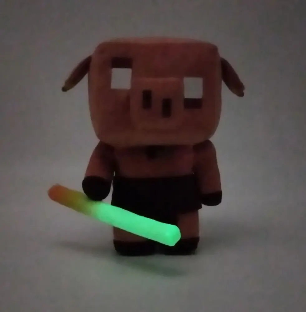 Minecraft Legends Elektronische Plüschfigur Piglin 29 cm Produktfoto