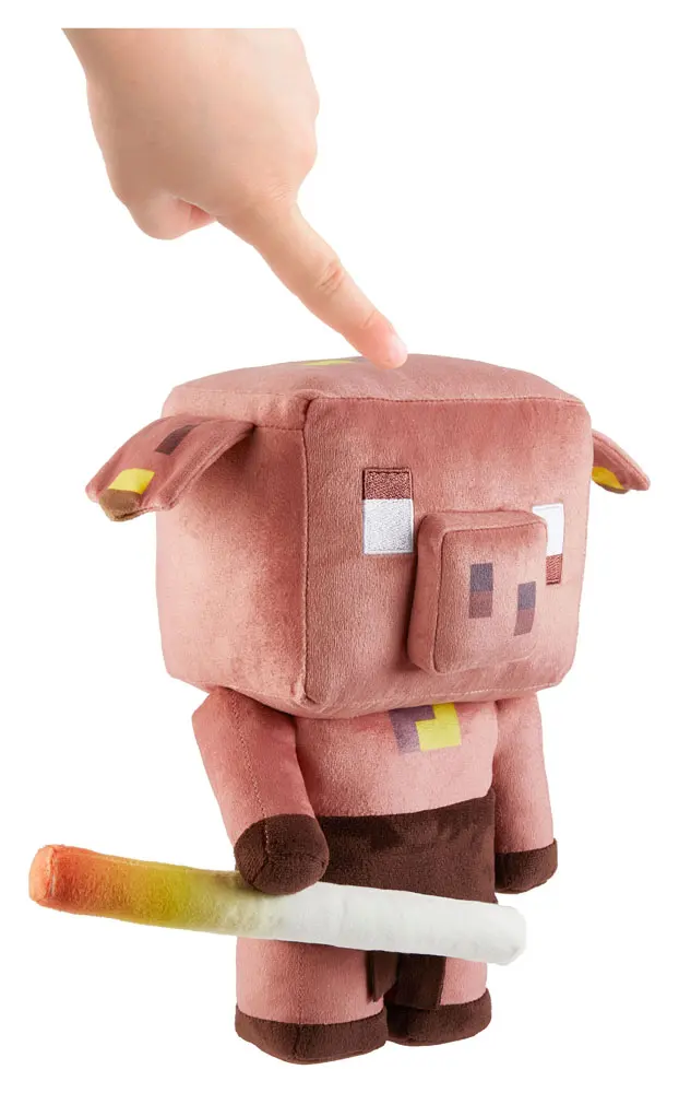 Minecraft Legends Elektronische Plüschfigur Piglin 29 cm Produktfoto