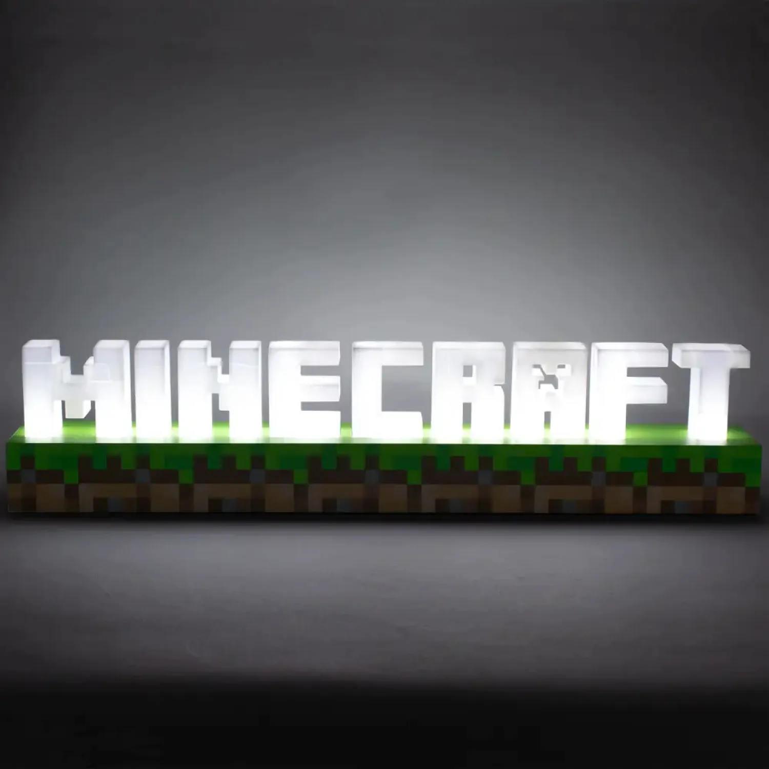 Minecraft Leuchte Logo Produktfoto