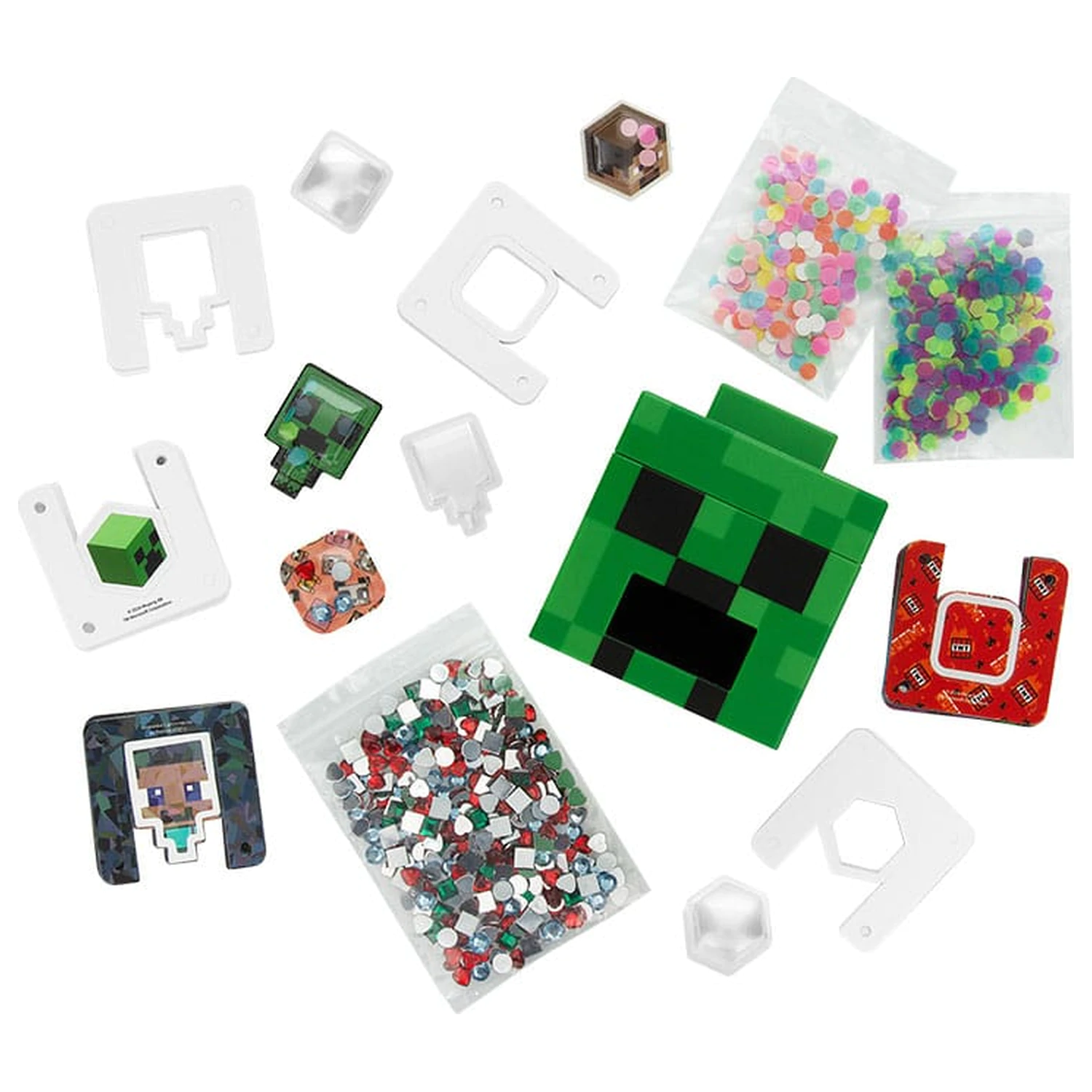 Minecraft 3D Aufkleber Hersteller Produktfoto