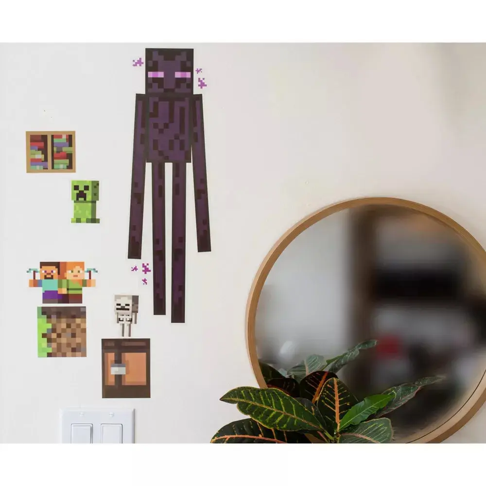 Minecraft set vinyl stickers Produktfoto