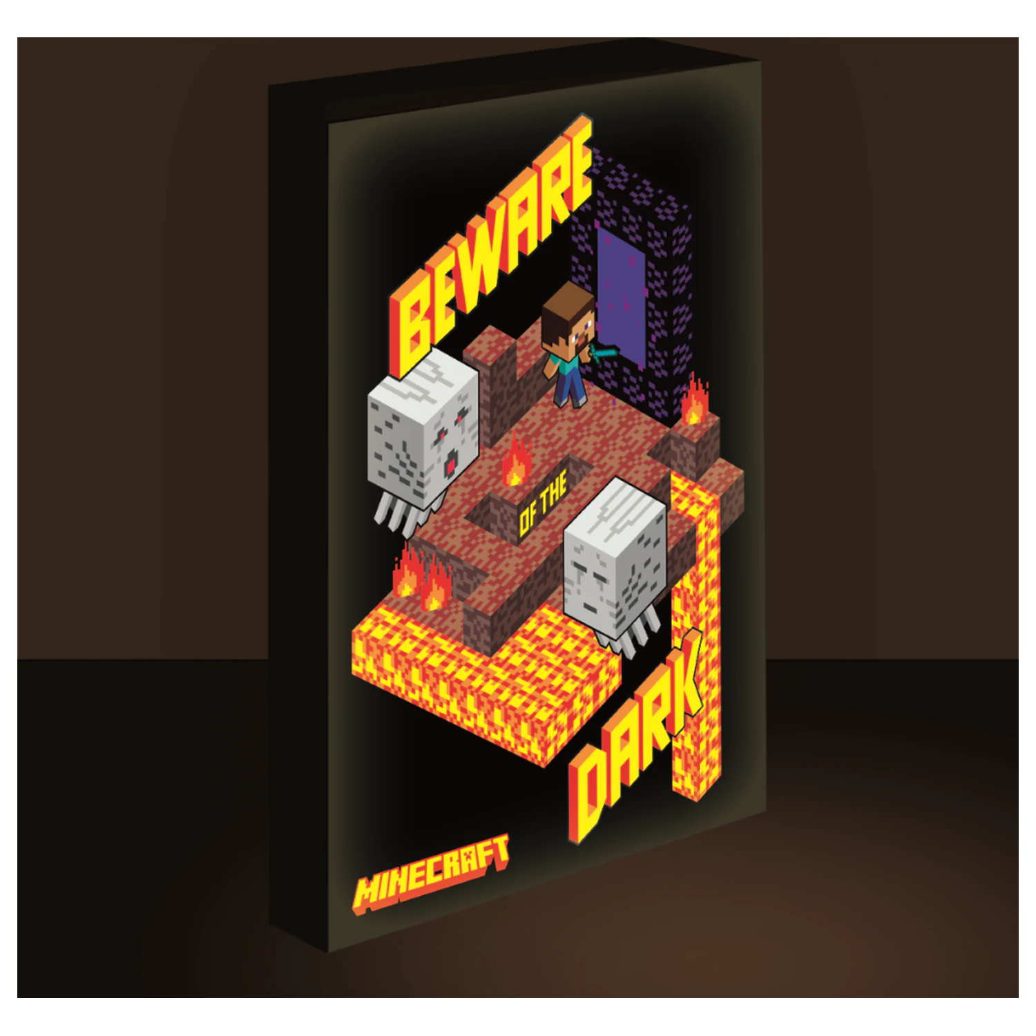 Minecraft Helles Leinwandbild 40x30 cm Produktfoto