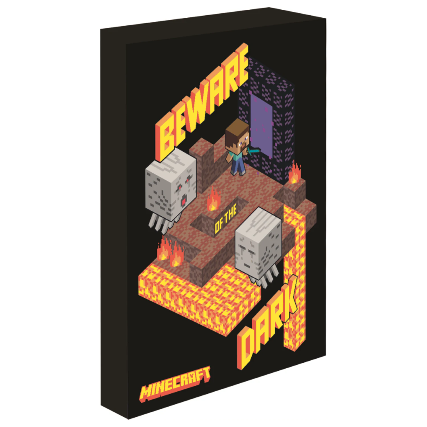 Minecraft Helles Leinwandbild 40x30 cm Produktfoto
