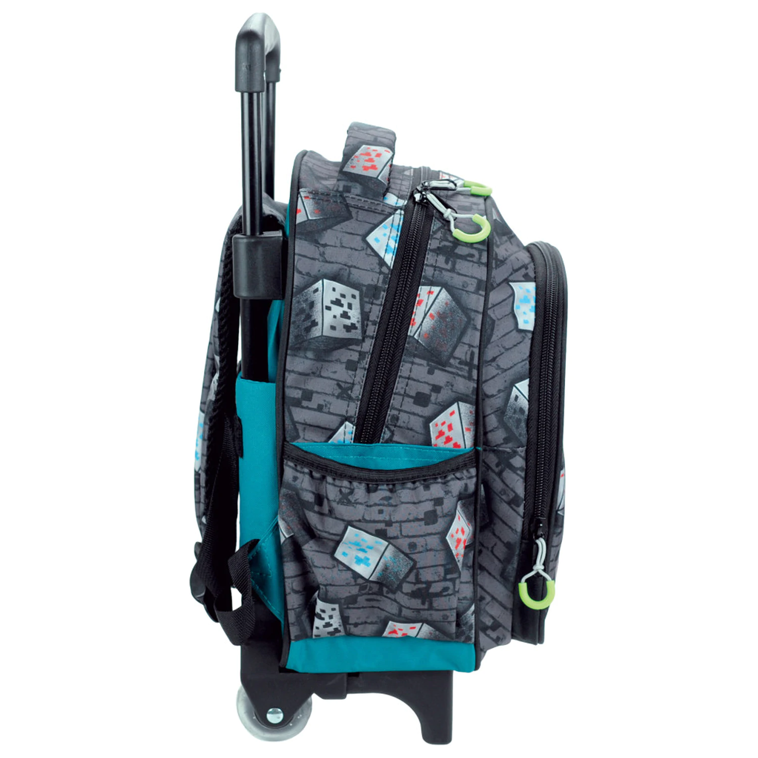 Minecraft Metro Art Blast Rolling Vorschul Rucksack, Tasche 30 cm Produktfoto