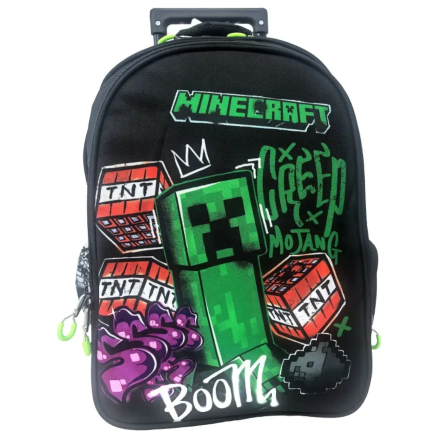 Minecraft Metro Art Boom Rolling Schulrucksack, Rucksack 46 cm Produktfoto