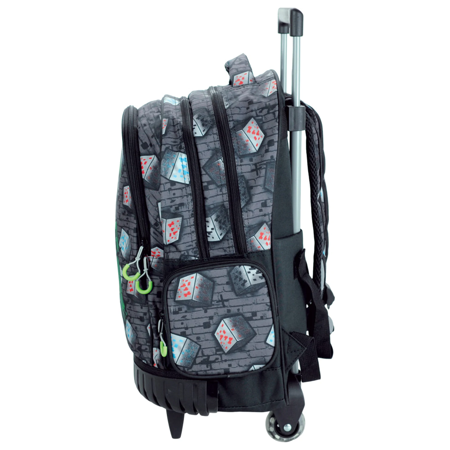 Minecraft Metro Art Ranzen mit Rollen, Tasche 46 cm Produktfoto