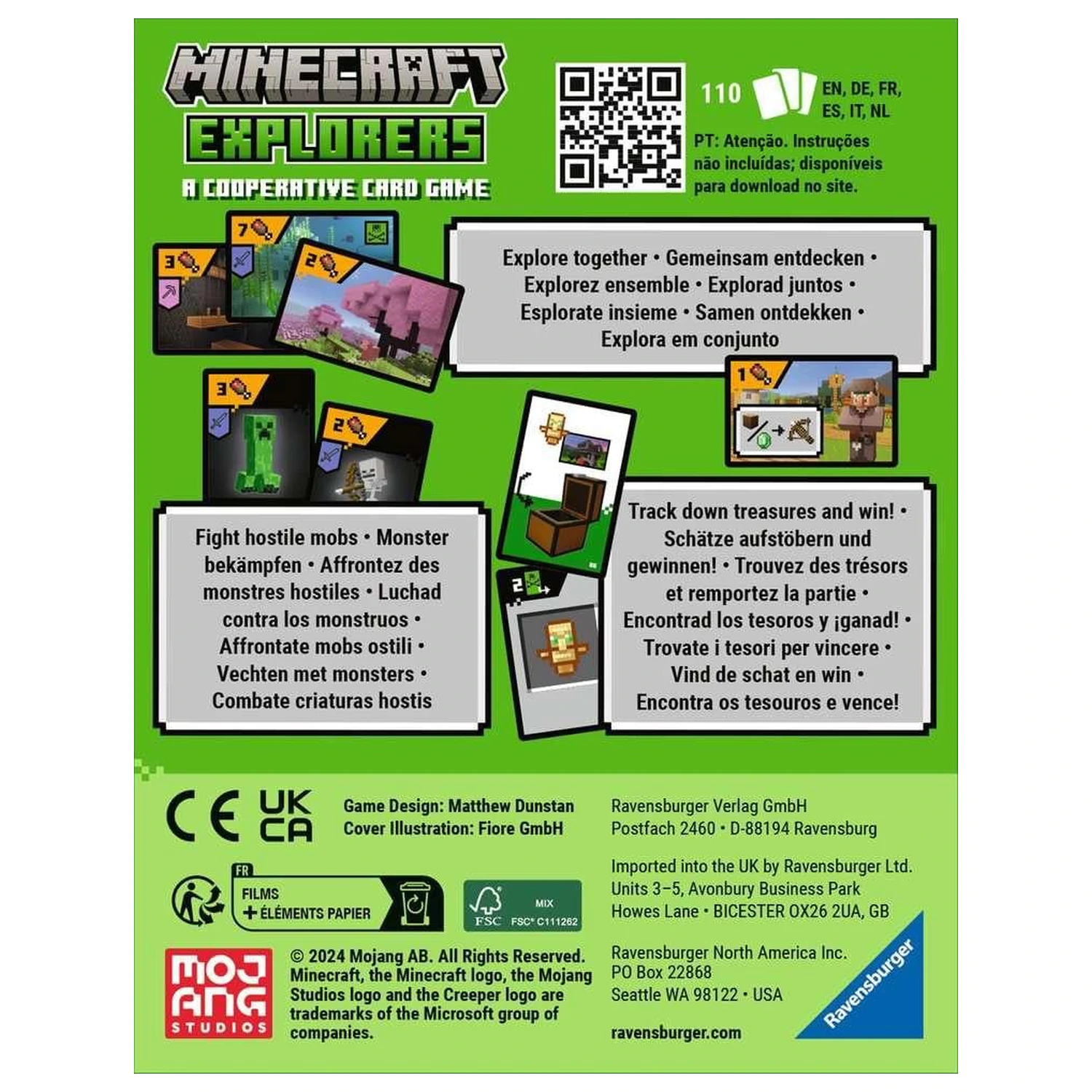 MINECRAFT Minecraft Explorers kooperatives Kartenspiel Produktfoto