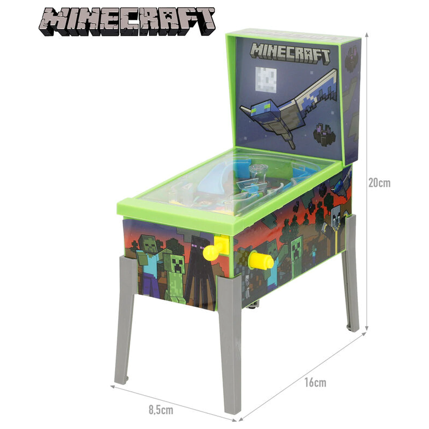 Minecraft Mini Arcade Flipper Produktfoto