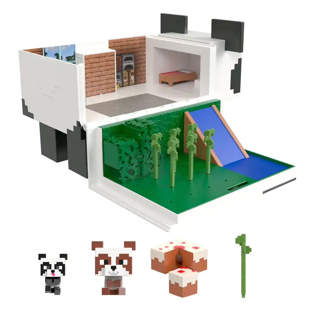 Minecraft Mob Head Minis Spielset Panda Playhouse termékfotó