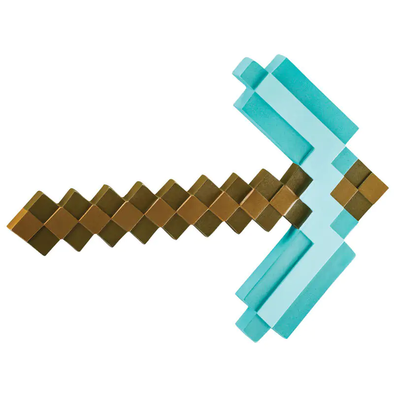 Minecraft Kunststoff-Replik Diamant-Spitzhacke 40 cm Produktfoto