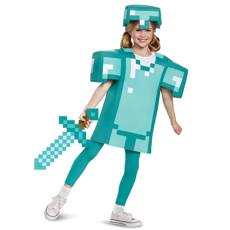 Minecraft Kunststoff-Replik Diamant-Schwert 51 cm Produktfoto