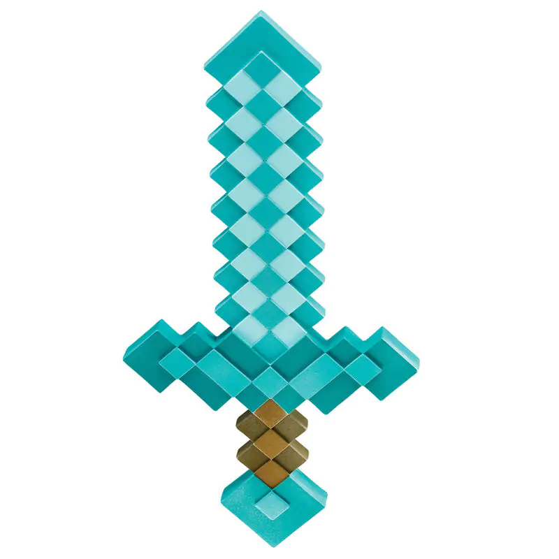 Minecraft Kunststoff-Replik Diamant-Schwert 51 cm Produktfoto