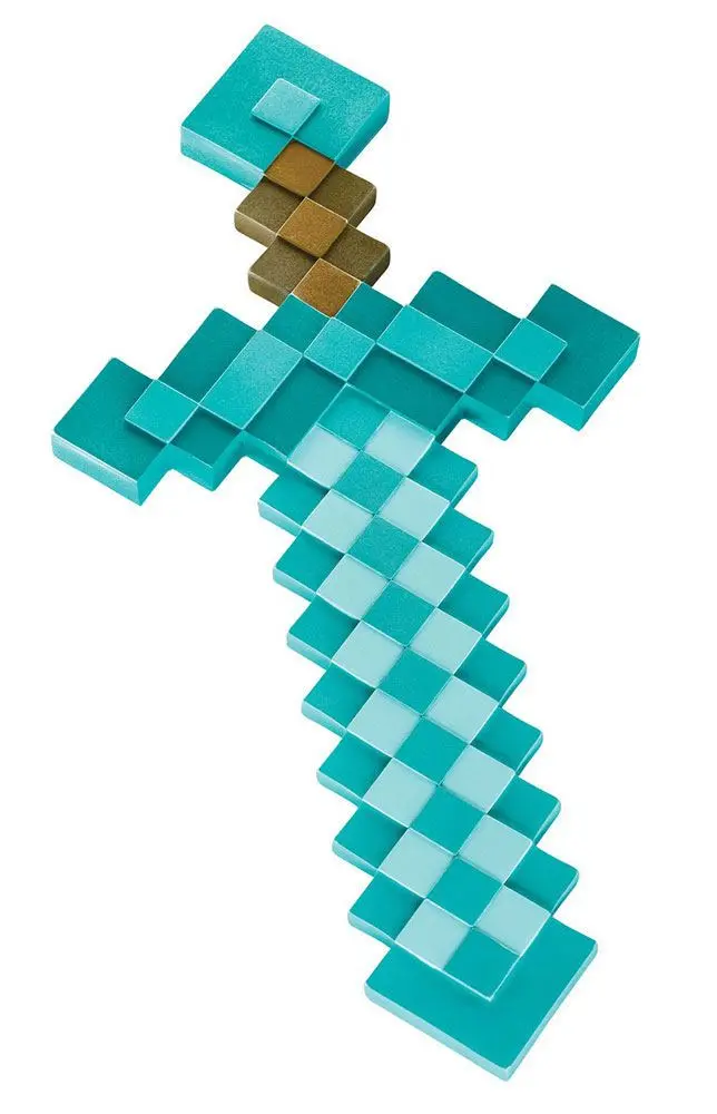 Minecraft Kunststoff-Replik Diamant-Schwert 51 cm termékfotó