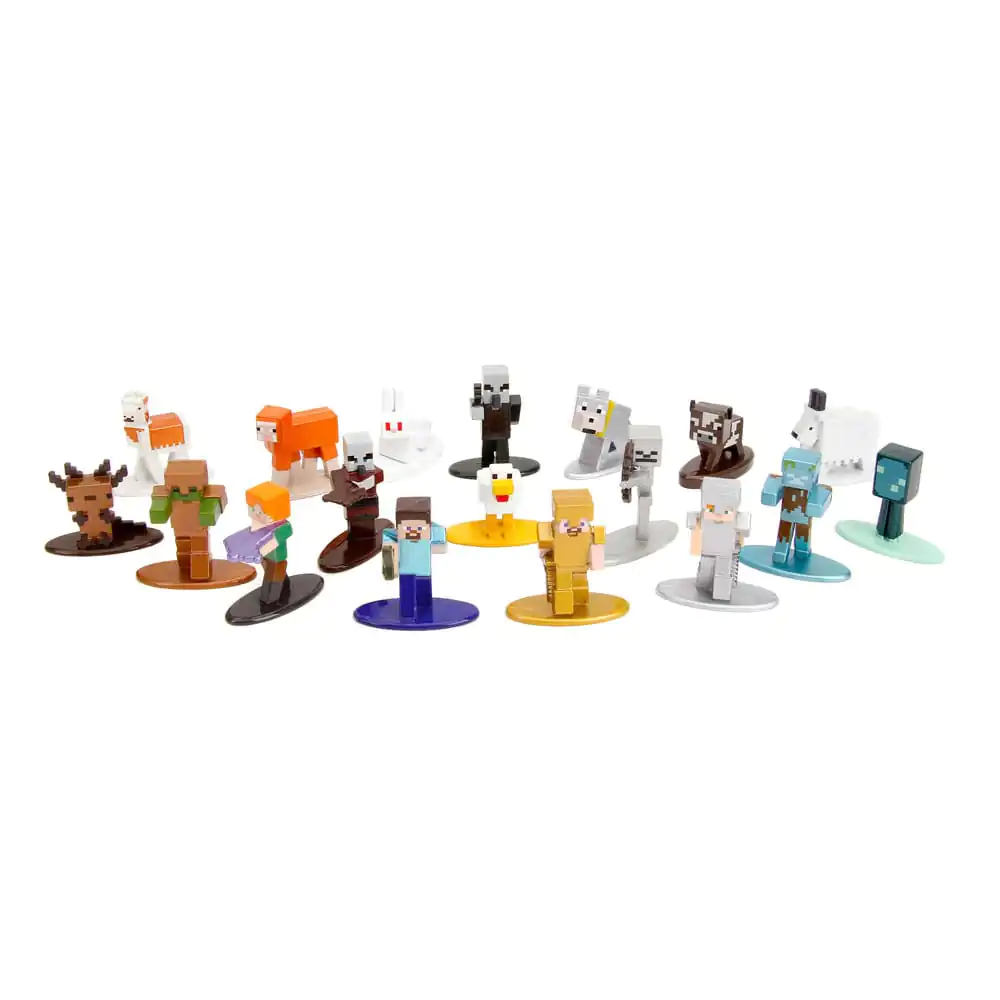 Minecraft Nano Metalfigs Diecast Minifiguren 18-er Pack Wave 10 4 cm Produktfoto