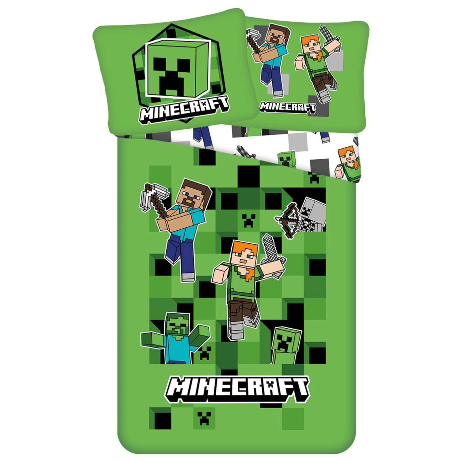 Minecraft Out of the Box Microfiber Bettbezug Produktfoto