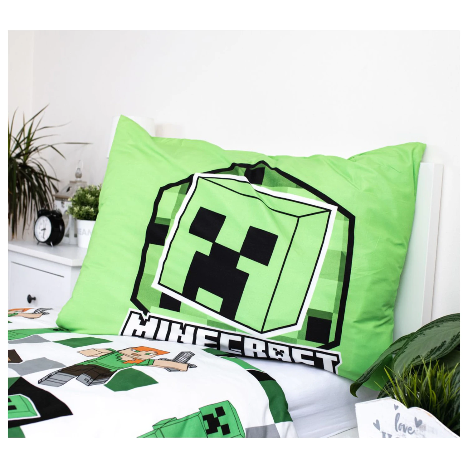 Minecraft Out of the Box Microfiber Bettbezug Produktfoto