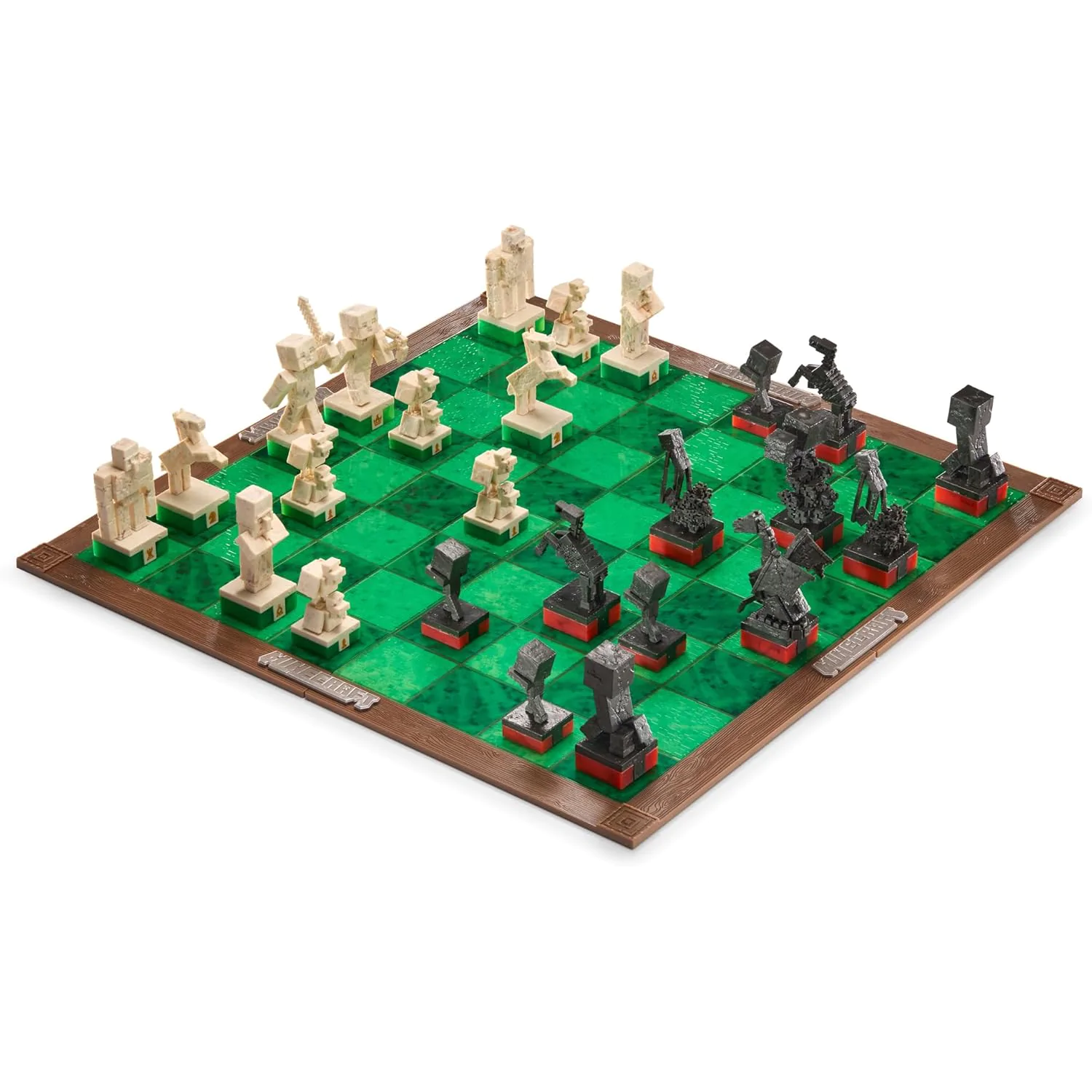 Minecraft Schachspiel Overworld Heroes vs. Hostile Mobs Produktfoto