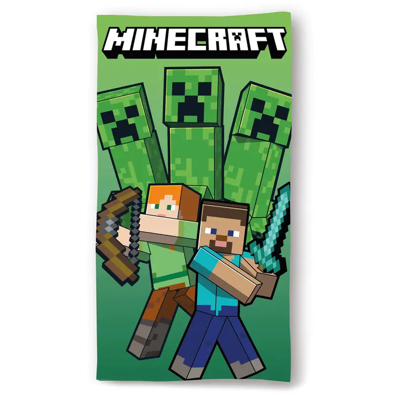 Minecraft Baumwolle Strandtuch Produktfoto