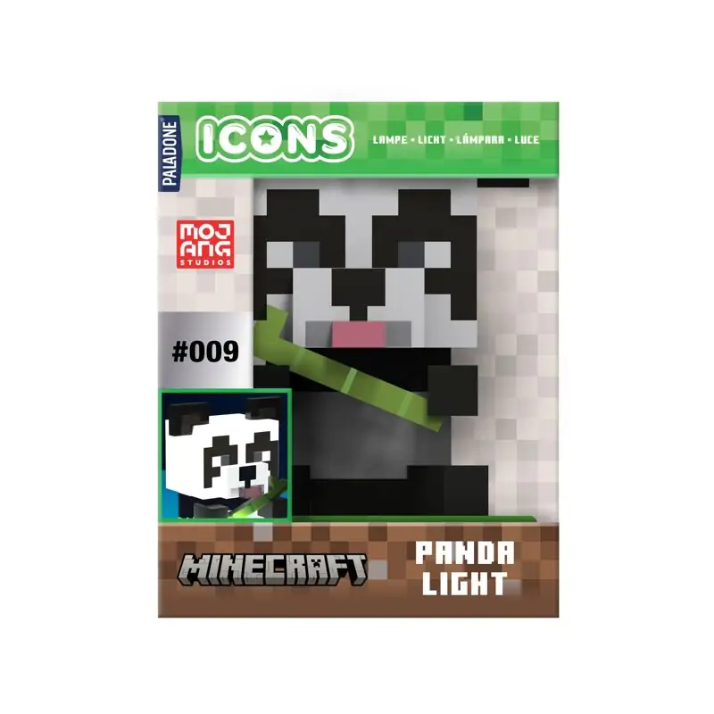 Minecraft Panda Icons Lampe 10cm Produktfoto