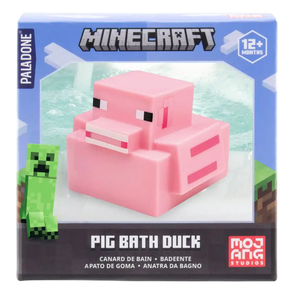 Minecraft Badeente Pig 6 cm Produktfoto