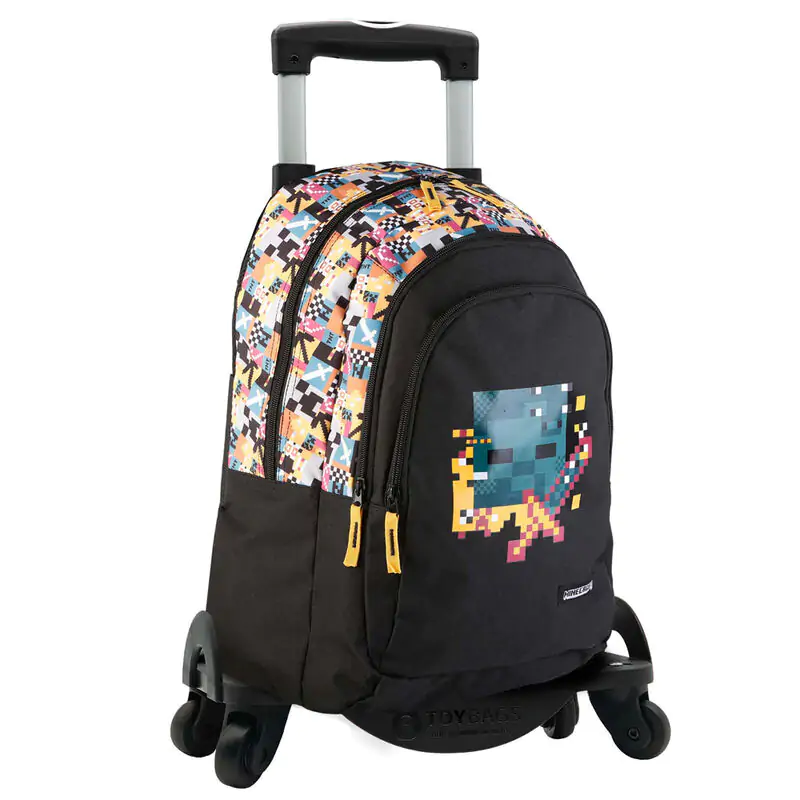 Minecraft Pixel Rucksack + ToyTasches Trolley 44cm termékfotó