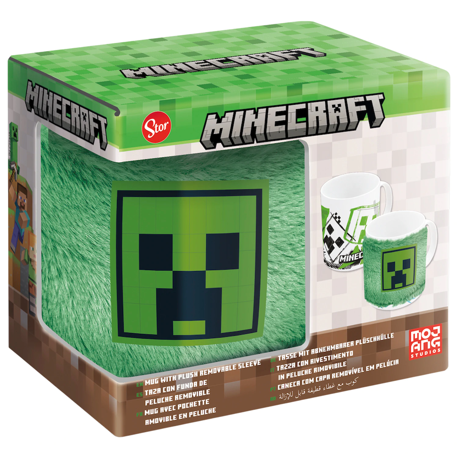 Minecraft Plüschhüllenbecher 325ml Produktfoto