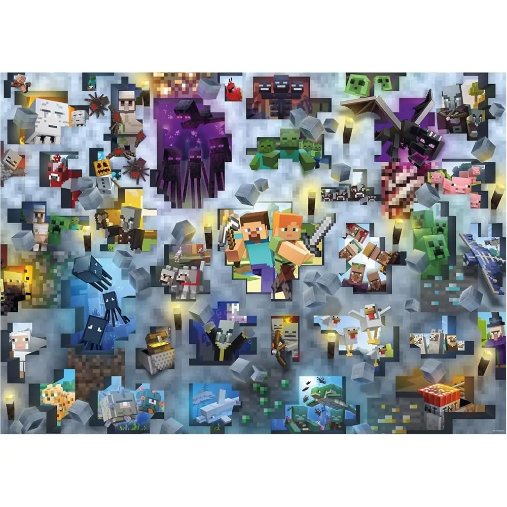 Minecraft Puzzle 1000 Teile Produktfoto
