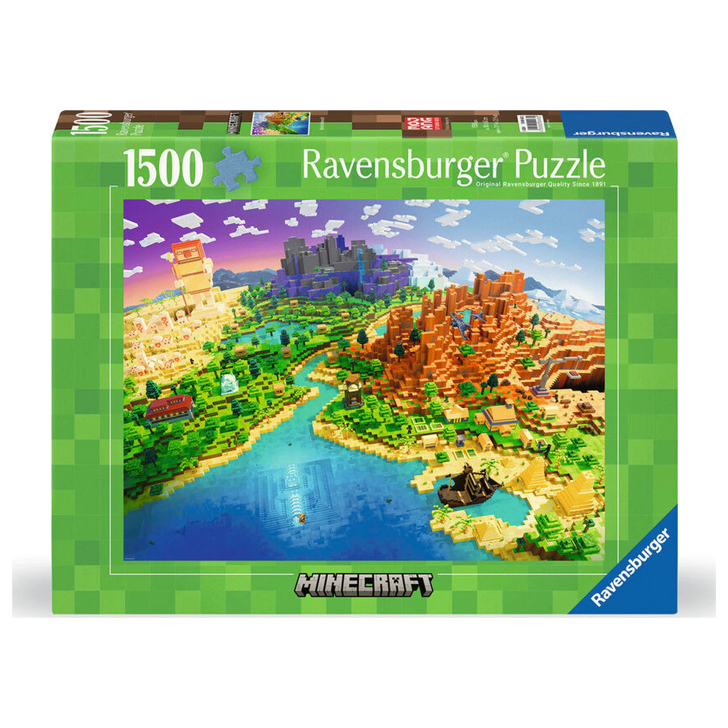 Minecraft Puzzle 1500 Teile Produktfoto