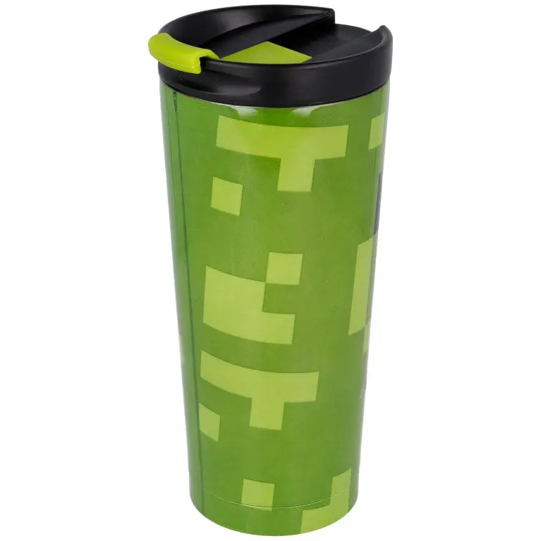 Minecraft Edelstahl Glas 425ml Produktfoto