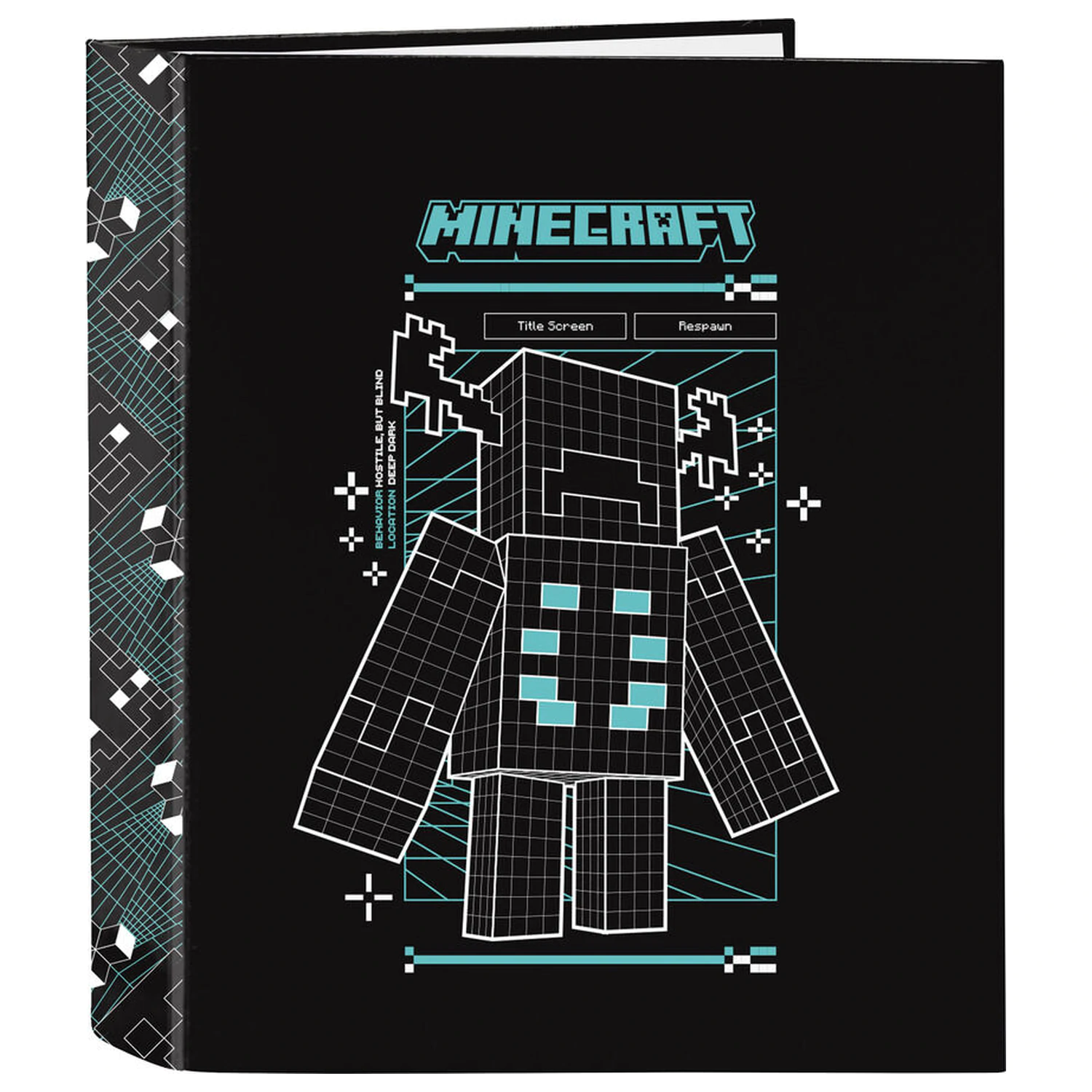 Minecraft Screen A4 Pappe 4 Ringe Ordner Produktfoto