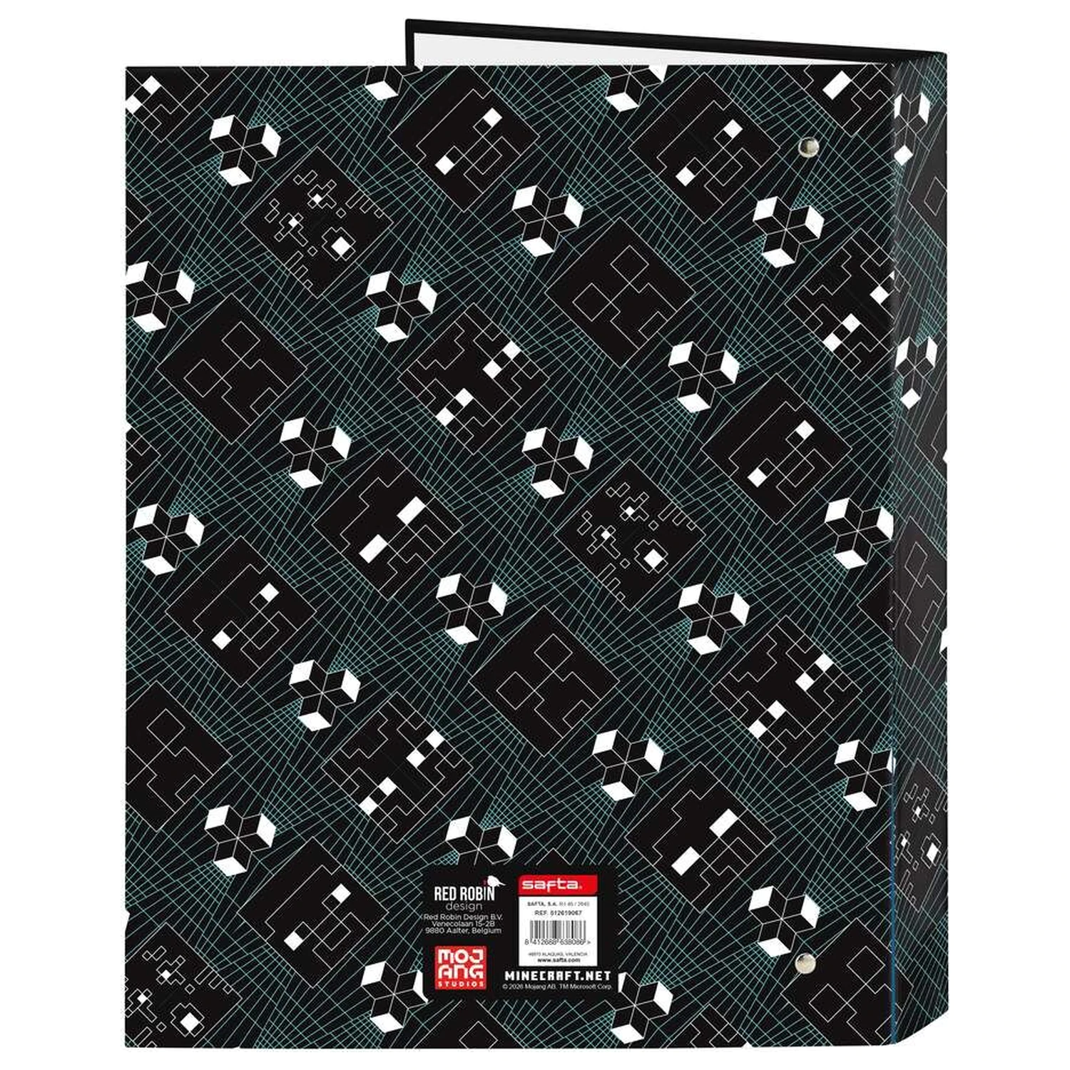 Minecraft Bildschirm A4 Karton 4 Ringe Ordner Produktfoto