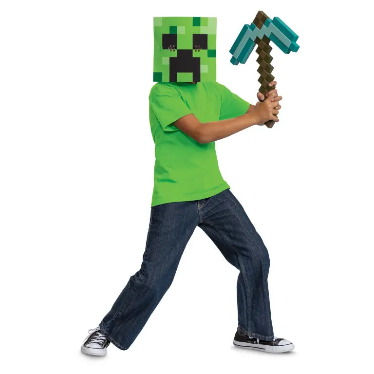 Minecraft Spitzhacke und Schwert Produktfoto